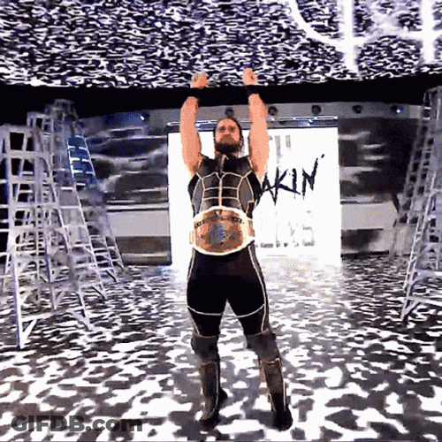 Seth Rollins In The Flashy Stage GIF