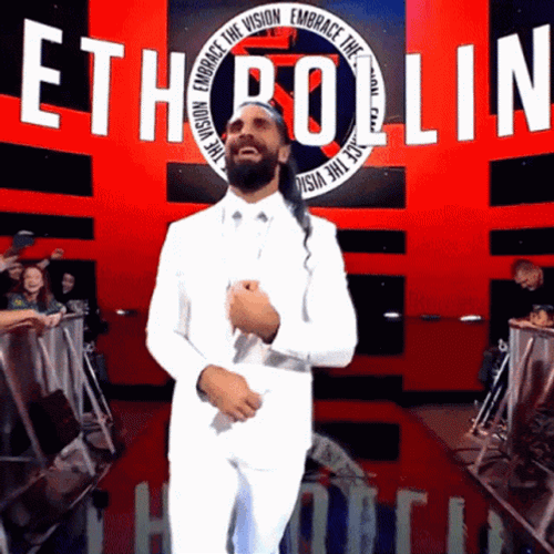 Seth Rollins Jamming With The Crowd GIF