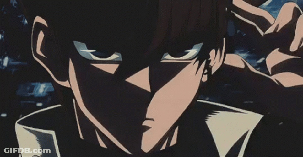 Seto Kaiba Left Eye Focus GIF