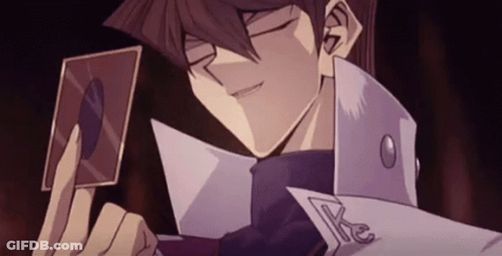 Seto Kaiba Picking Card GIF
