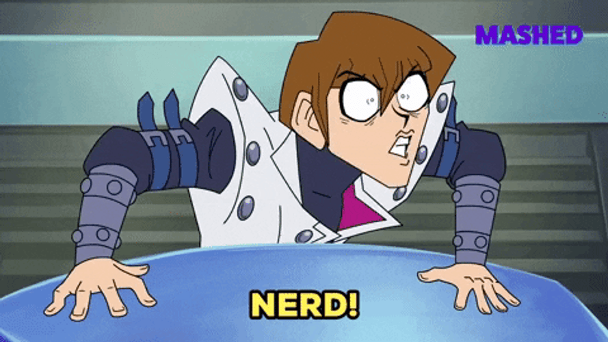 Seto Kaiba Screaming Nerd GIF