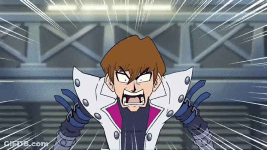 Seto Kaiba Talking Loudly GIF