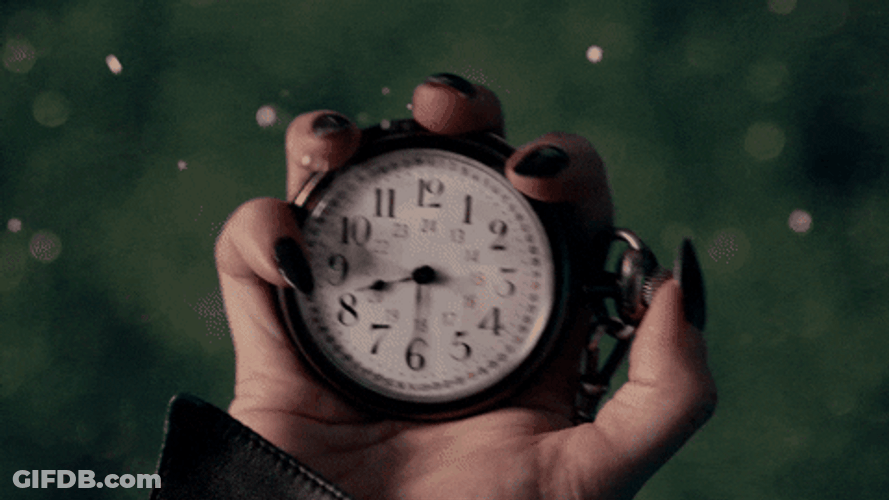 Setting Back Clock Timer GIF