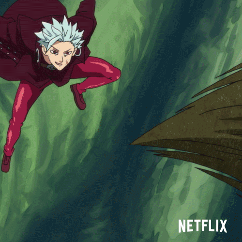 Seven Deadly Sins Ban Battle Scene GIF