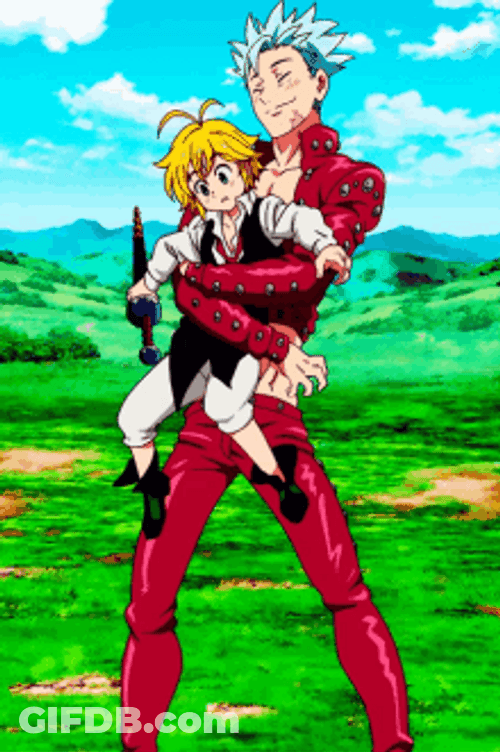 Seven Deadly Sins Ban Carrying Meliodas GIF