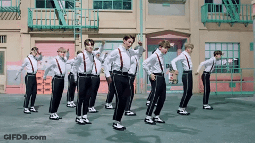 Seventeen Black And White Outfit GIF
