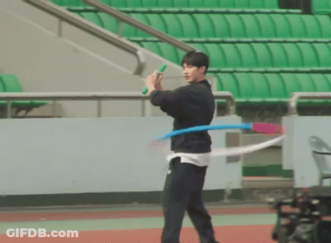Seventeen Dokyeom Hula Hoop GIF