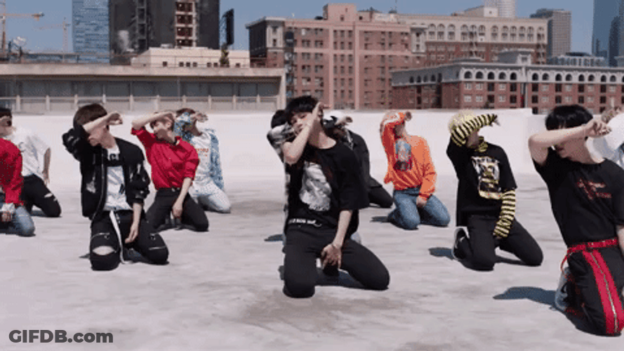 Seventeen Kneel Down Music VIdoe GIF