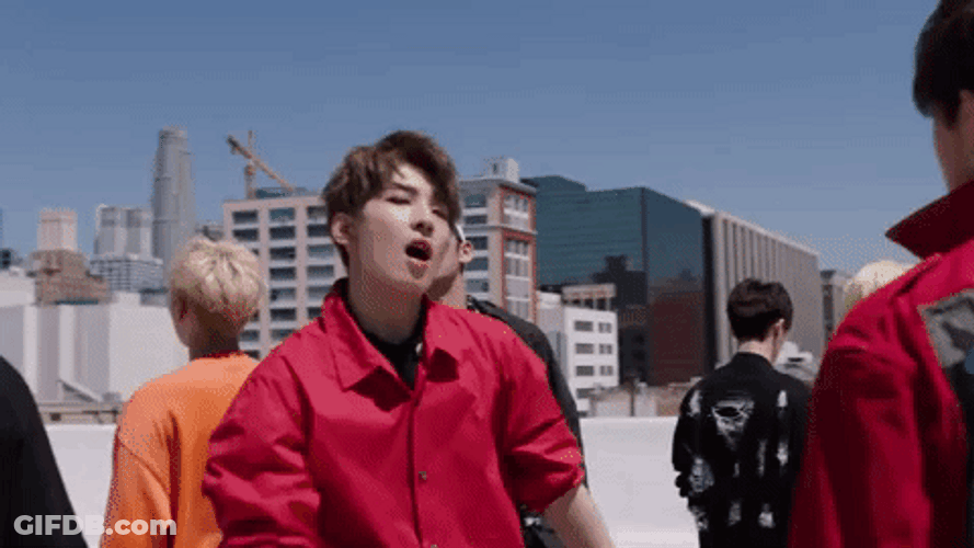 Seventeen Rooftop Video GIF