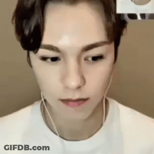 Seventeen Vernon Eyebrow Raise GIF