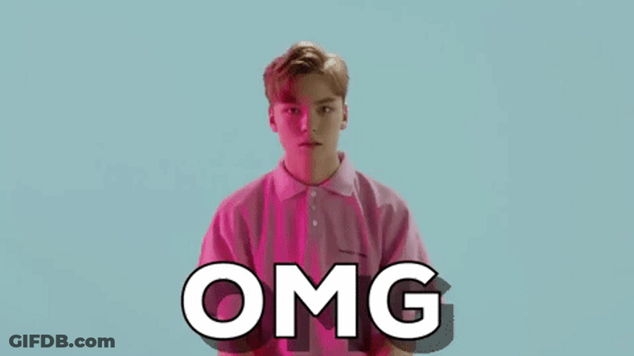 Seventeen Vernon OMG GIF
