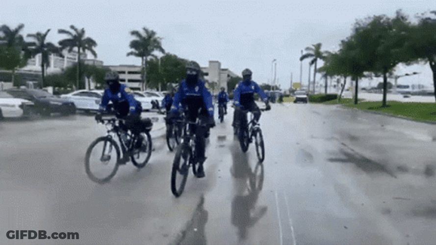 Several Bikers Akira Slide GIF