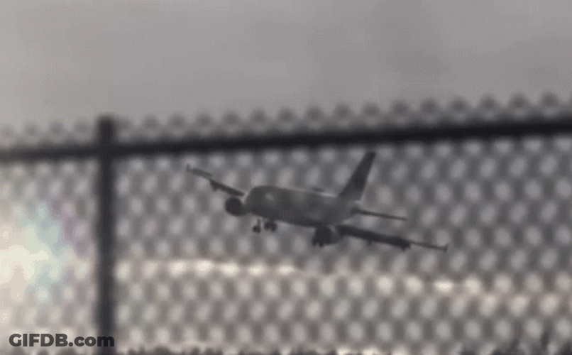 Severe Crosswinds Airplane Turbulence Meme GIF