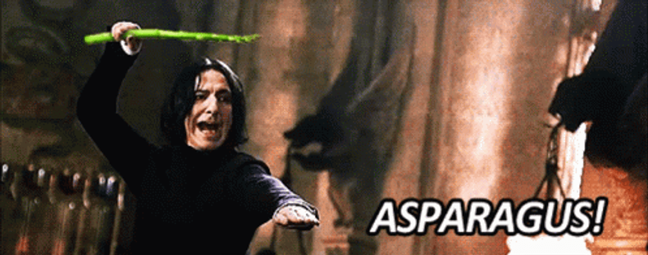 Severus Snape Asparagus GIF