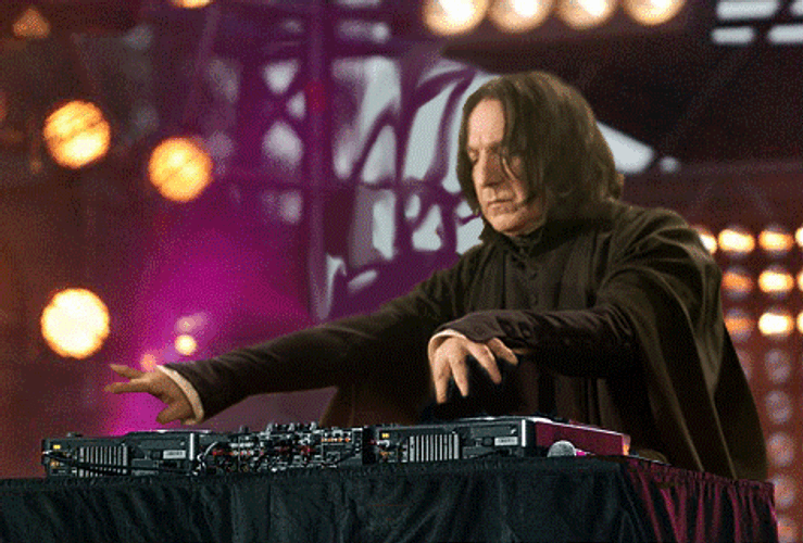Severus Snape DJ GIF