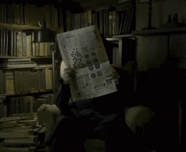 Severus Snape Newspaper GIF