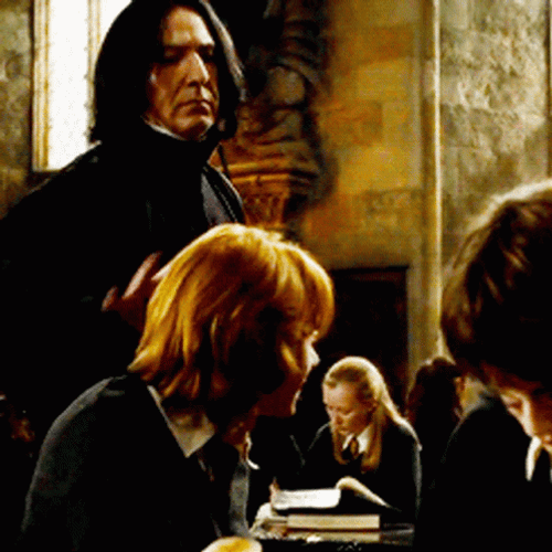 Severus Snape Pinch GIF