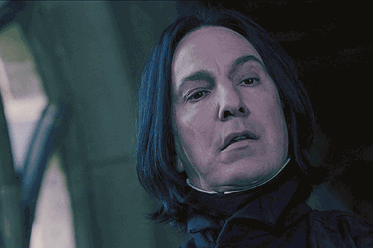 Severus Snape Skeptical GIF