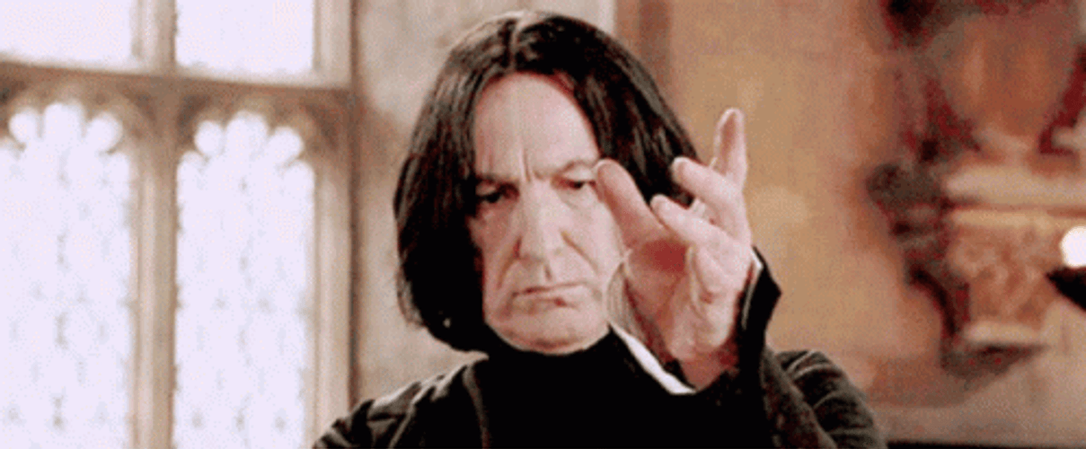 Severus Snape Sleeves GIF