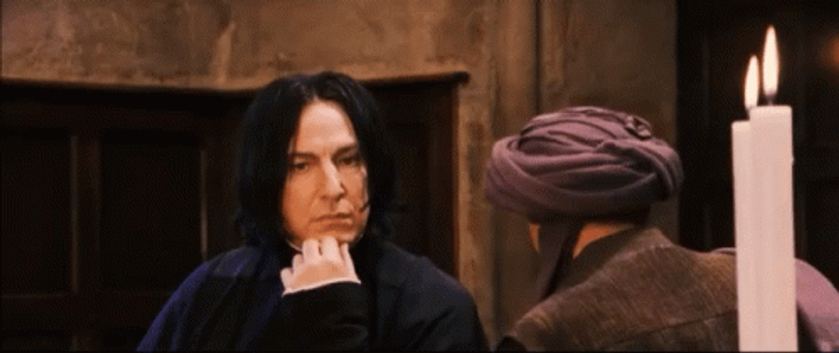 Severus Snape Thinking GIF