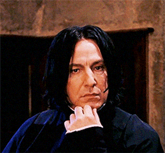 Severus Snape Thinking GIF