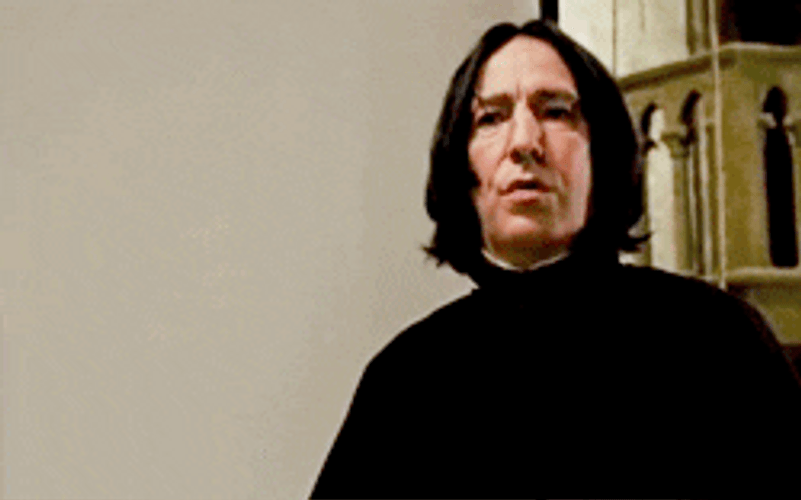 Severus Snape Turn To Page 394 GIF