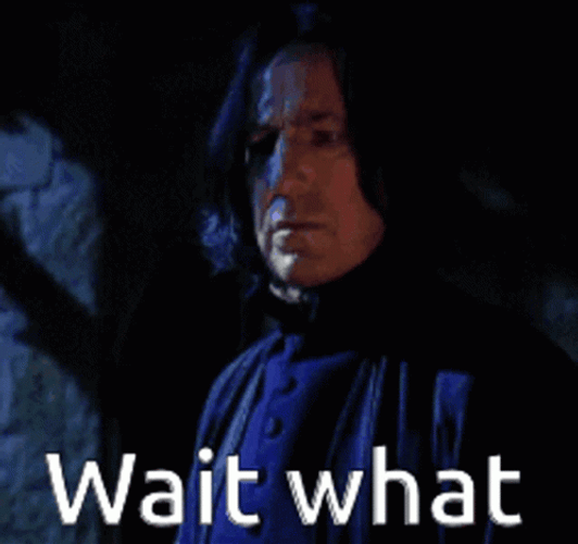 Severus Snape Wait What GIF
