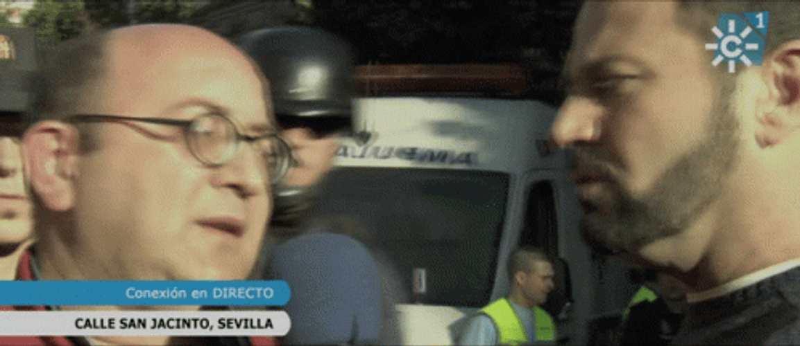 Seville Ambulance News Interview GIF