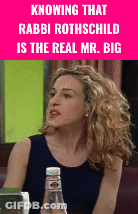 Sex And The City Rabbi Rothschild GIF