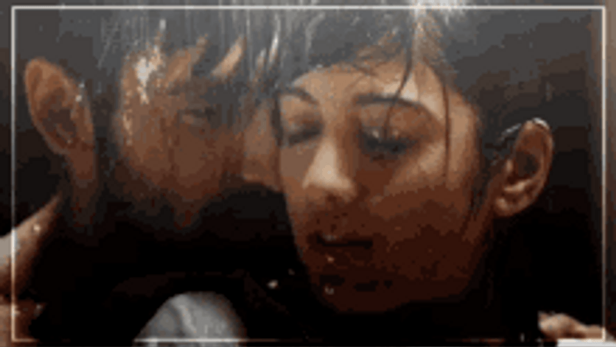 Sexual Neck Shower Kiss GIF