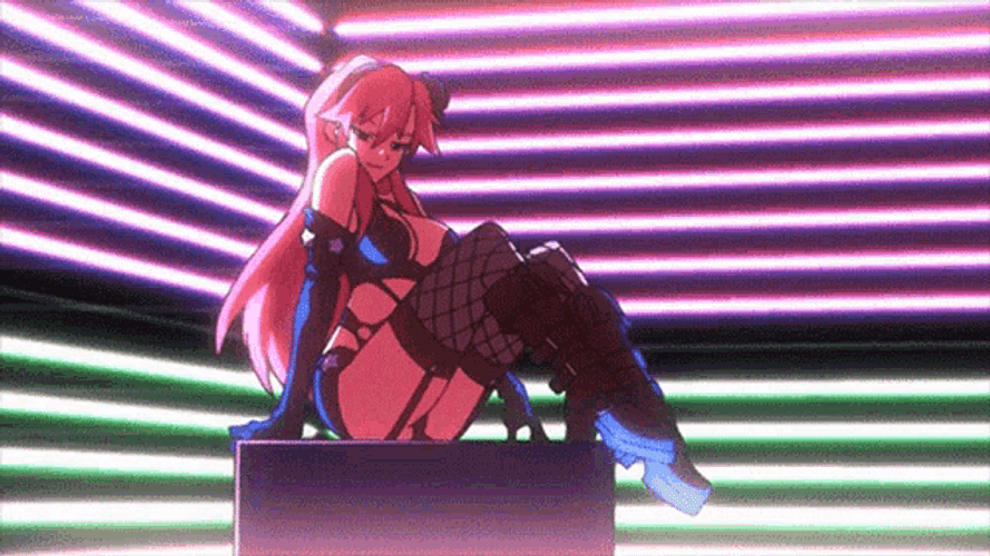 Sexy Anime Dancing Yoko Littner GIF
