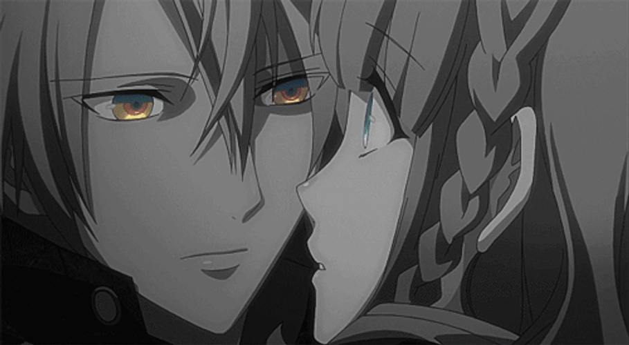 Sexy Anime Kiss Couple Wizardess Heart Shall We Date GIF