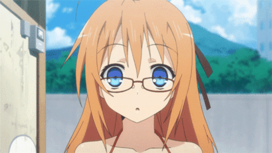 Sexy Anime Mayo Chiki Blink GIF