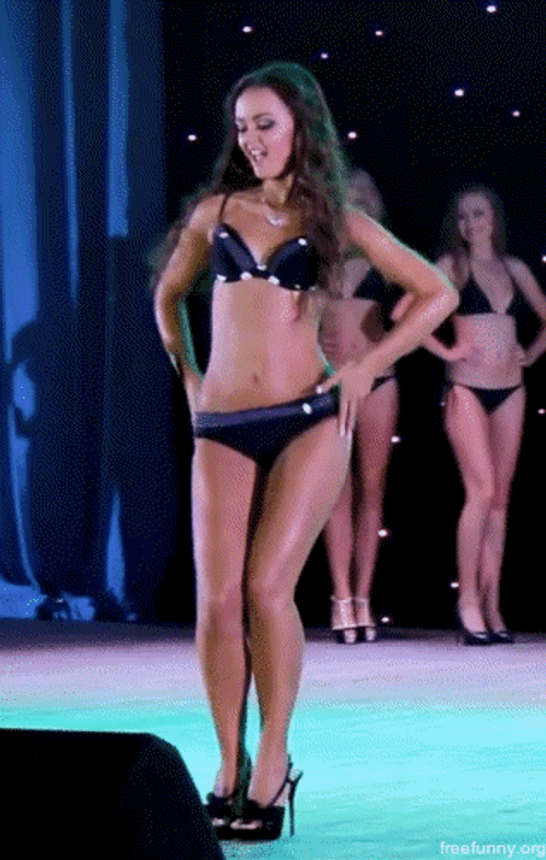 Sexy Bikini Dance On Stage GIF