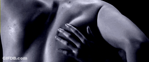 Sexy Couple Grabbing Hand Gesture GIF