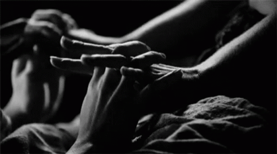 Sexy Couple Hands Intertwined GIF