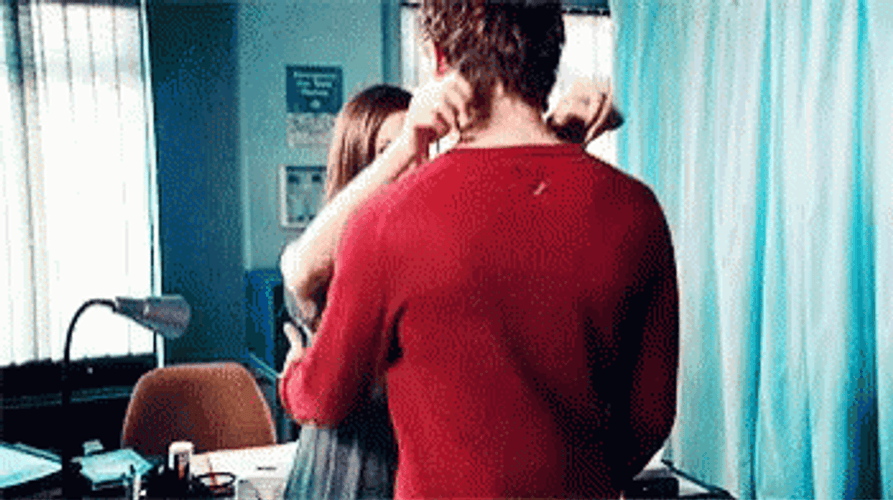 Sexy Couple Intimated Kiss And Hug GIF