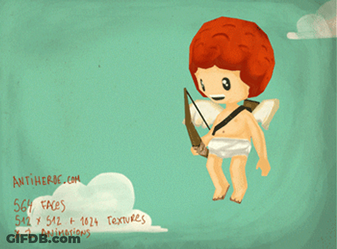 Sexy Cute Cupid Kill GIF