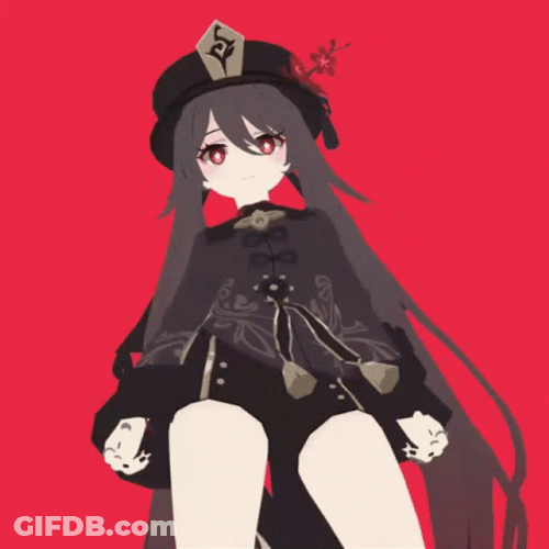 Sexy Dance Anime Hu Tao GIF