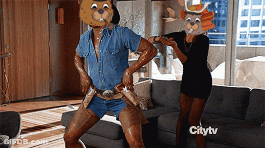 Sexy Dancing Beaver Face Swap GIF