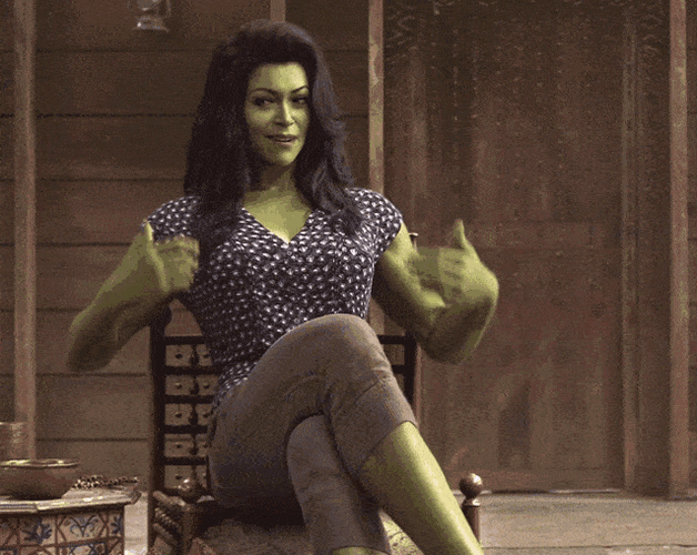 Sexy Hulk Woman GIF