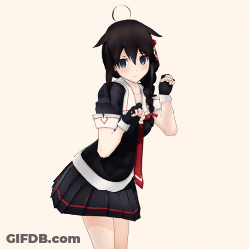 Sexy Japanese Anime Dancing GIF