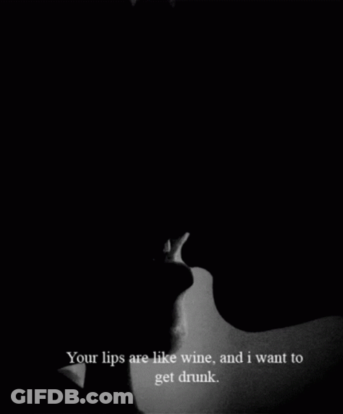 Sexy Kissing Lips Like Wine GIF