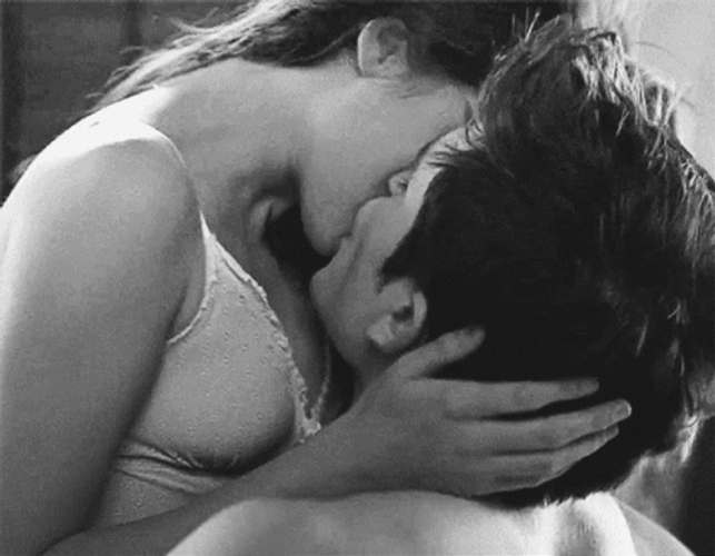 Sexy Kissing Lovely Couple Cuddling GIF