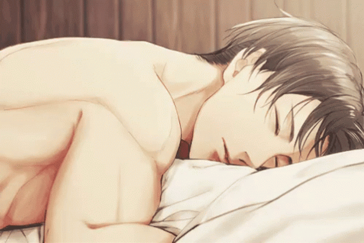Sexy Levi Ackerman Sleeping GIF