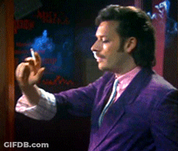 Sexy Man Pulp Fiction Smoking GIF