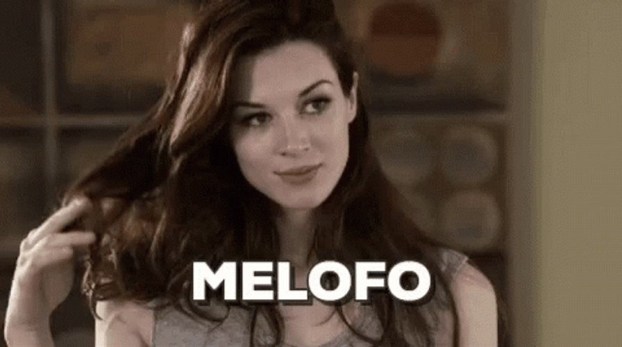 Sexy Pornographic Actress Stoya Melofo Playing Hair GIF