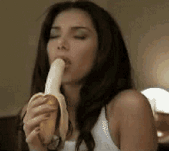 Sexy Roselyn Sánchez Sucking Banana Hot GIF