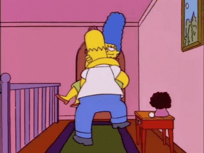Sexy Time Funny Simpsons GIF