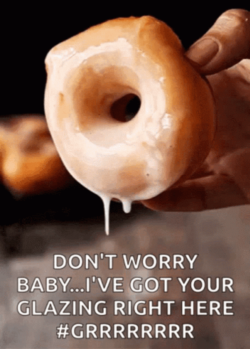 Sexy Time Glazed Donut GIF